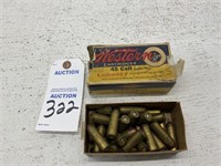 Vintage 45 Colt Ammo