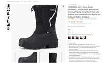 Men’s Snow Boots Insulated Cold