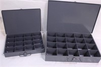 Bolt Supply House Steel Organizer Lot of 2 Cases