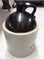 Brown & Tan 2 Gal. (marked in Blue) Jug