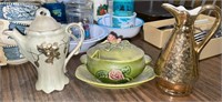 Vintage Mini Porcelain Teapot, Norleans Sugar