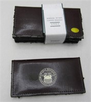 (4) $2 Bills in Leather book
