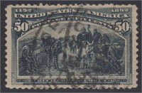 US Stamps #240 Used with small tear at bottom left