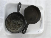 TRAY: GARLAND & OTHER 4" CAST FRY PANS