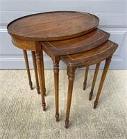 Vintage Three Nesting Table Set