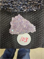 Natural Crystal Rough Rainbow Amethyst Cluster