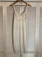 VINTAGE SHADOWLINE SLIP DRESS SIZE 38