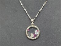 .925 Sterling Silver Joy Pendant & Chain