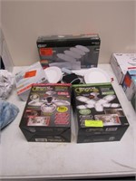 ASST LIGHTING ITEMS, LED GARAGE LIGHTS