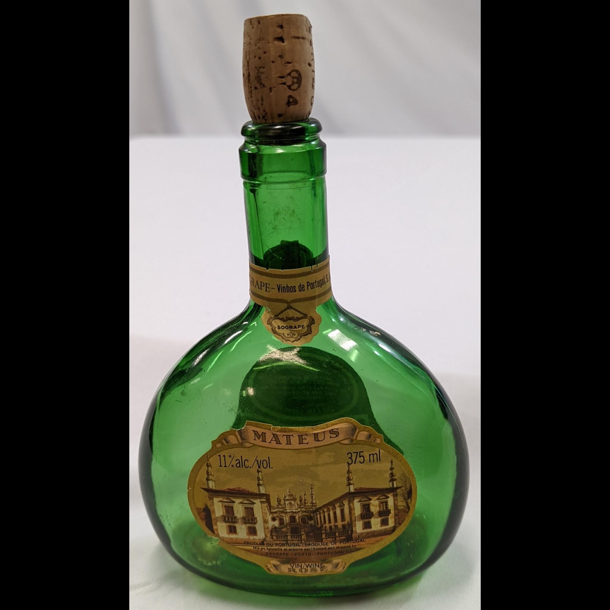 Vintage Mateus Rose Wine Bottle