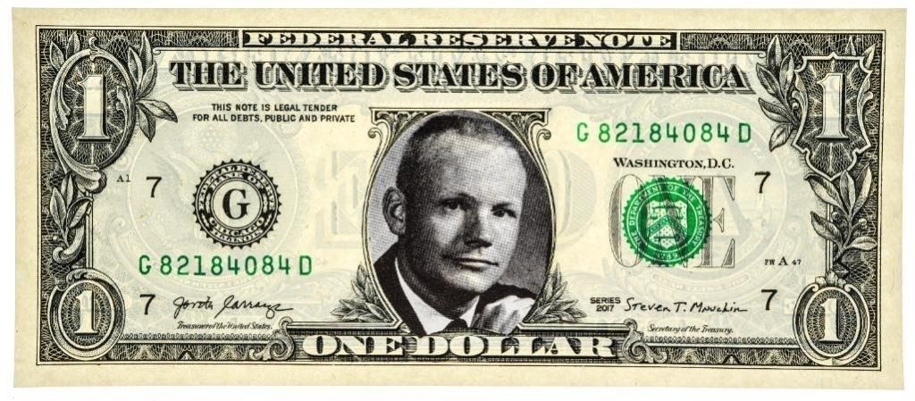 USA Federal Reserve $1.00 "Neil Armstrong" Portr