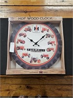 farmall wooden clock (display case)