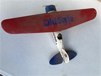 Old Style Beer Metal Plane. ERTL Brand