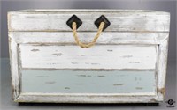 Nautical Wood Storage Chest