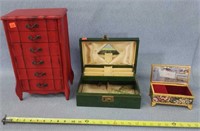 3- Jewelry Chests