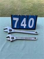 (2) Crescent Wrenches