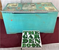 Gordon Themed Wood Trunk With The Garden Book