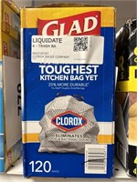 Glad clorox 120 bags