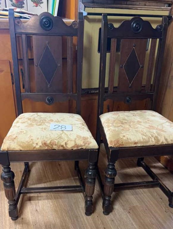 Antique Dining table and chairs