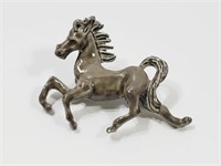 Enamel Horse Brooch