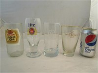 Lot de verres de bières MOLSON & autres