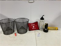 Minnow Basket, First Aid Kit, Water System,