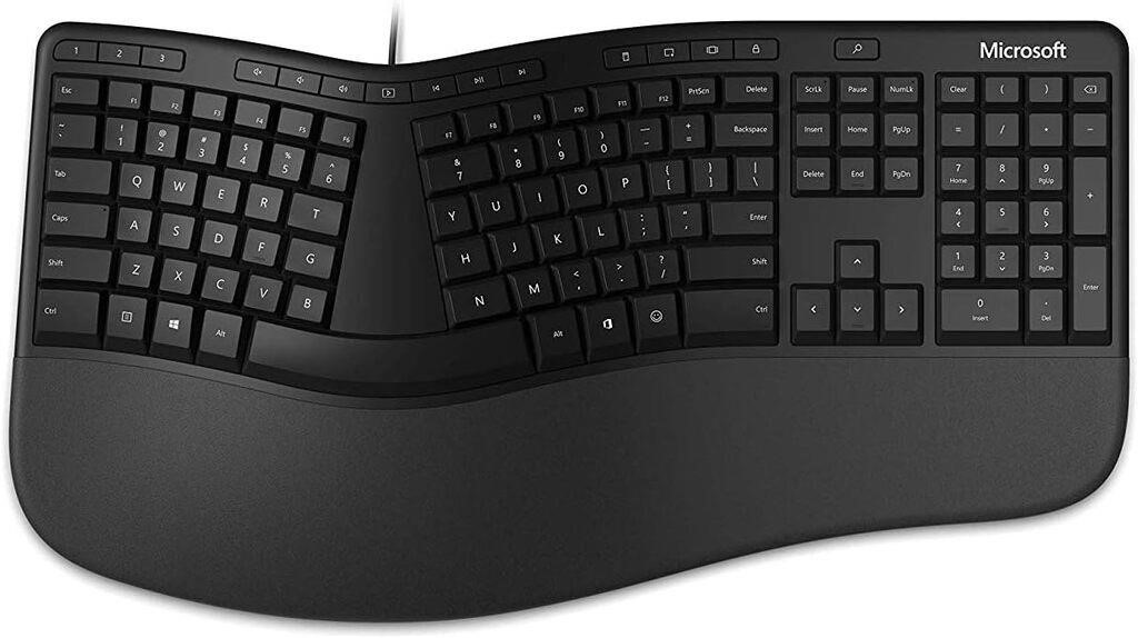 Microsoft Ergonomic Keyboard: Wired, comfortable,y