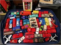 Lot Of Vintage Car And Truck Toys
