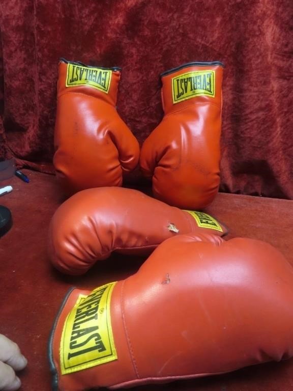 (2)Set of Everlast boxing gloves.