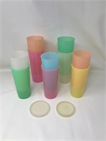 Tupperware Plastic Tumbers 2 Sizes/Set Of 10