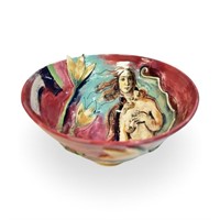 WENDY JOHNSTON - SUBSTANTIAL POTTERY BOWL