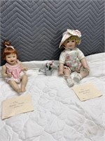 A pair of Ashton Drake Galleries Dolls  (at#11a)