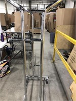 DOUBLE ROD CLOTHING RACK ASSEMBLED