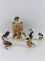 Collection d'oiseaux en porcelaine,  Japon