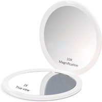 Pocket Mirror with 10x Magnification