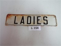 Vintage Ladies Restroom Sign