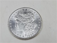 1886 Morgan Silver Dollar Coin   UNC?