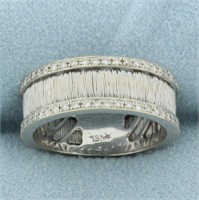 Yvel Designer Diamond Ring in 18k White Gold