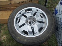554) 4- 20" aluminum uniroyal wheels w/ tires