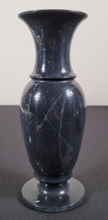 Black & Grey Marble Vase