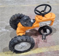 Vintage Tonka Style Orange Pedal Tractor