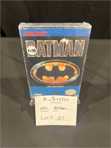 Batman The Video Game CIB for Nintendo (NES)