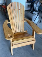 Folding Wooden Adirondack Style Chair *LYS