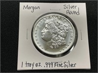 Morgan Silver Round