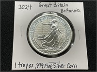 Great Britain Britannia Silver Round