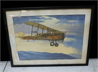 Charles Hubeell framed print Transcontinental Air