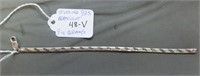 V- Sterling serpentine bracelet 9.4gr.