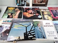 8 country vinyl records including Billy walker,