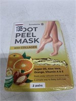 SUNATORIA, 2 PAIRS OF FOOT PEEL MASK WITH