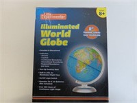 Illuminated World Globe for Kids With Stand,Built